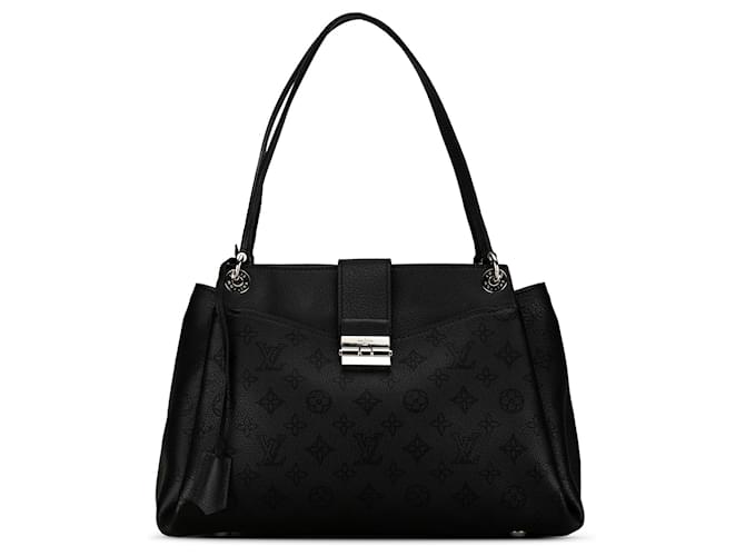 Black Louis Vuitton Monogram Mahina Sevres Shoulder Bag Leather  ref.1392634