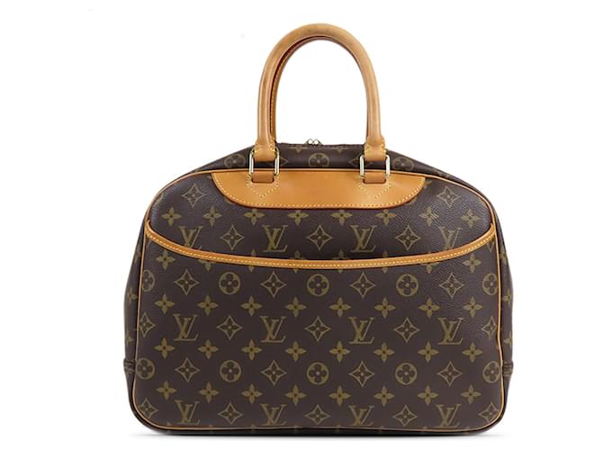 Brown Louis Vuitton Monogram Deauville Handbag Leather  ref.1392651