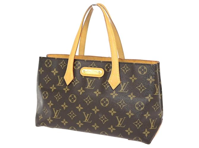 Louis Vuitton Wilshire Marrom Lona  ref.1392713