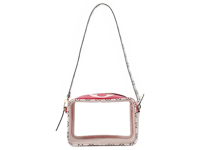 Bolso de hombro rojo con bolsa de playa gigante con monograma de Louis Vuitton Roja Lienzo  ref.1392753