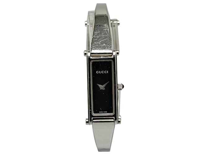 Relógio Gucci Prata Quartzo Aço Inoxidável 1500L  ref.1392781