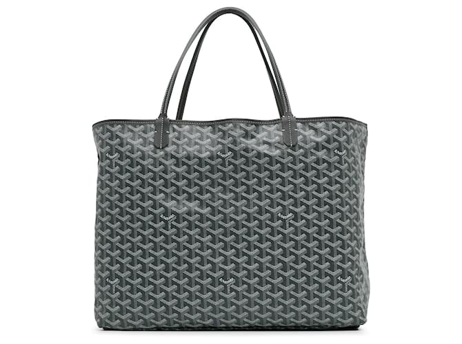 Gray Goyard Goyardine Saint Louis GM Tote Bag Leather  ref.1392797