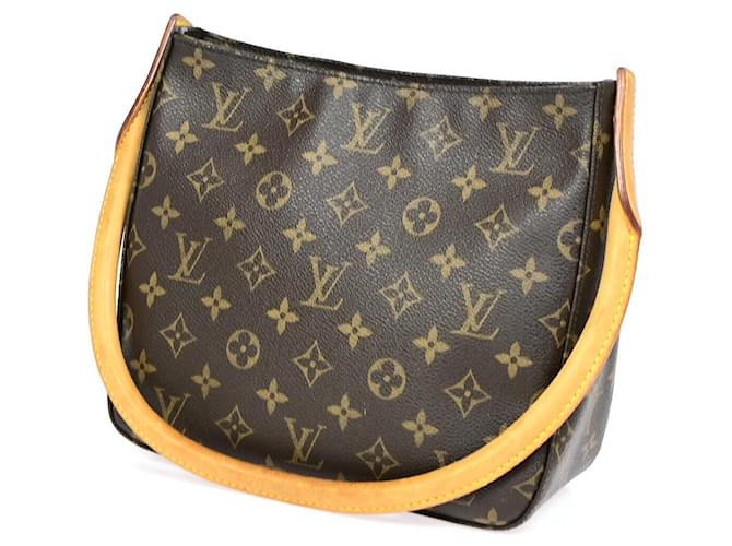 Louis Vuitton Looping MM Brown Cloth  ref.1392854