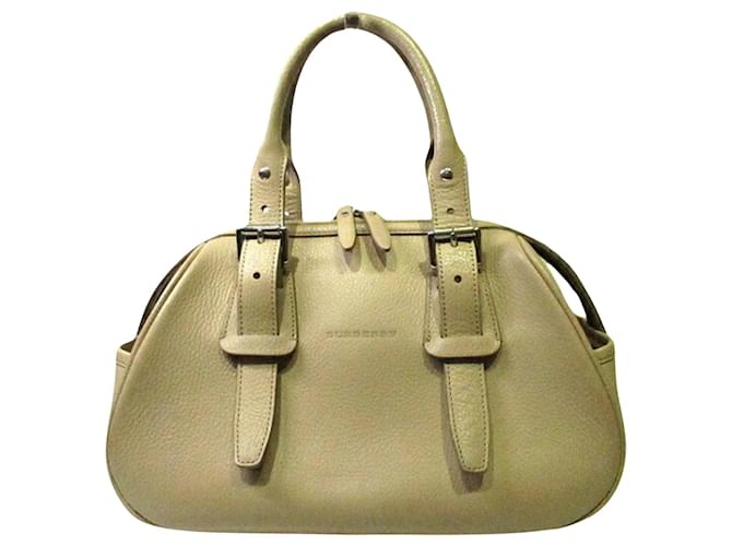 Burberry Beige Leather  ref.1392865