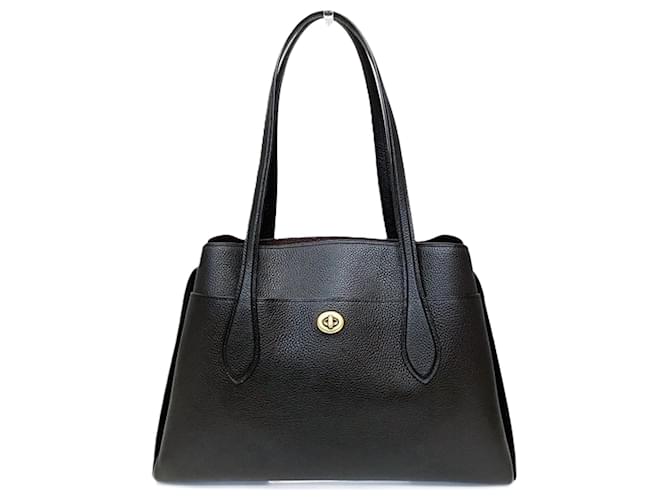 Coach Black Leather  ref.1392875