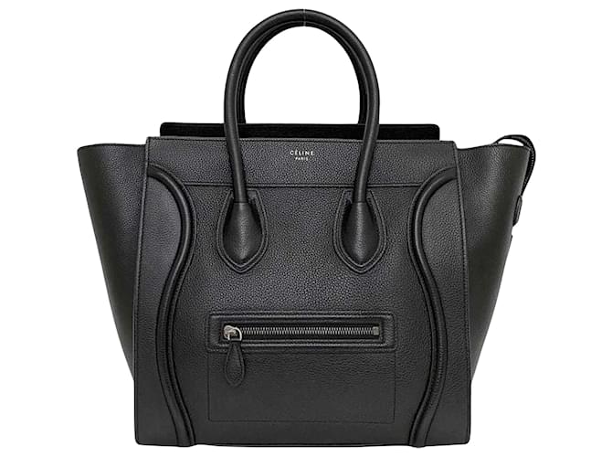 Céline Luggage Black Leather  ref.1392890