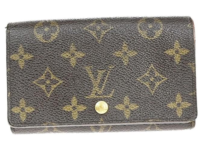 Louis Vuitton Trésor Brown Cloth  ref.1392901