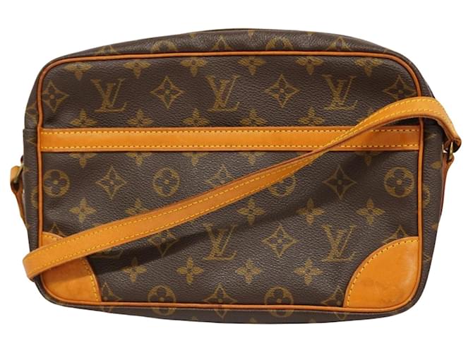 Louis Vuitton Trocadéro Marrone Tela  ref.1392913