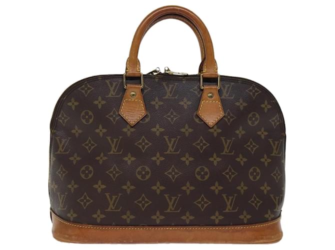 Louis Vuitton Alma Brown Cloth  ref.1392926