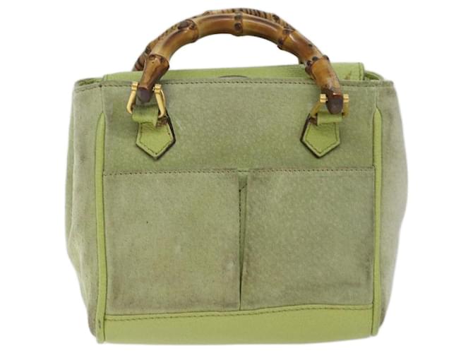 Gucci Bamboo Verde Suécia  ref.1392943