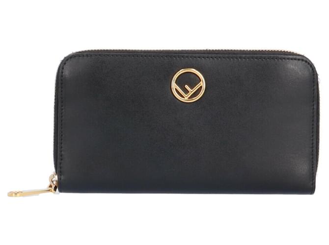 Fendi F es Fendi Negro Cuero  ref.1392974