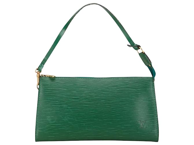 Louis Vuitton Pochette Accessoire Verde Pelle  ref.1392978