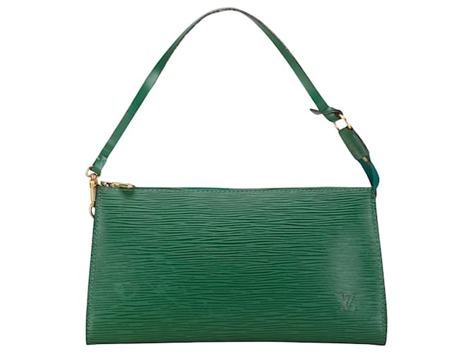 Louis Vuitton Pochette Accessoire Verde Cuero  ref.1392978