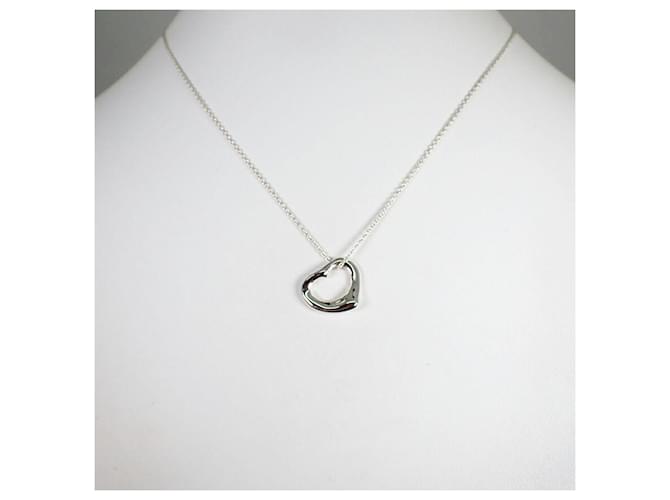 Tiffany & Co corazón abierto Plata Plata  ref.1392982