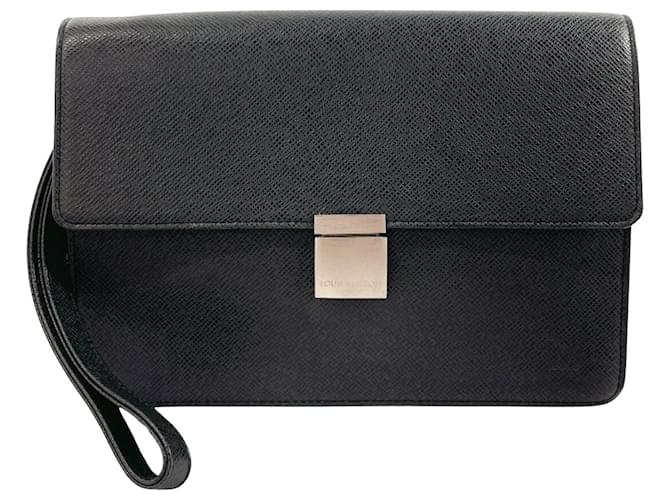 Louis Vuitton Selenga Cuir Noir  ref.1393044