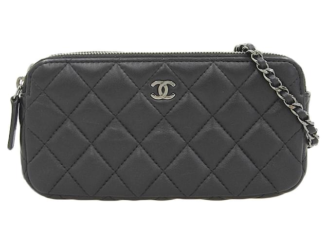 Timeless Chanel COCO Mark Negro Cuero  ref.1393071