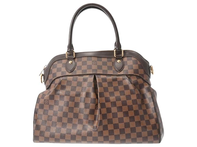 Louis Vuitton Trevi Brown Cloth  ref.1393084