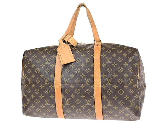 Louis Vuitton Sac souple Marrom Lona  ref.1393107