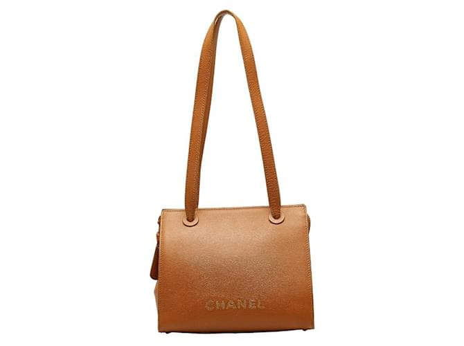 Timeless Chanel Brown Leather  ref.1393165