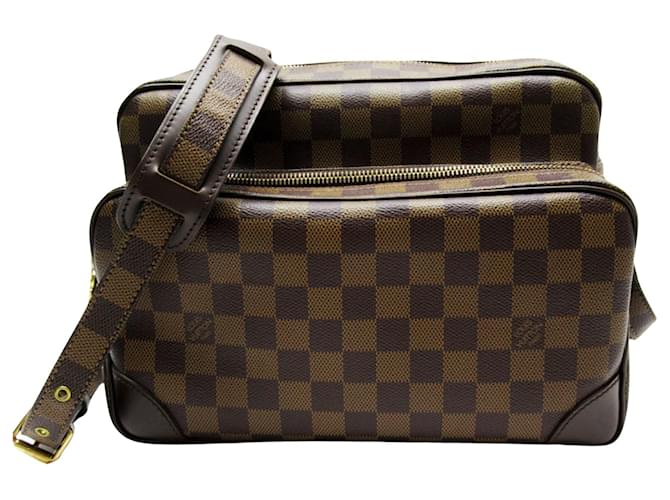 Louis Vuitton Nile Brown Cloth  ref.1393174