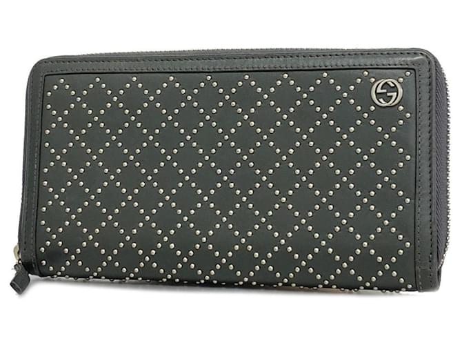 Gucci Diamante Grau Leder  ref.1393214