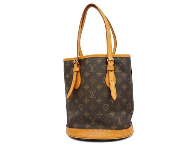 Louis Vuitton Bucket Brown Cloth  ref.1393225