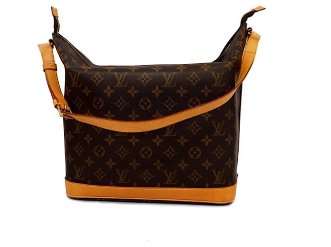 Louis Vuitton Amfar Marrone Tela  ref.1393277