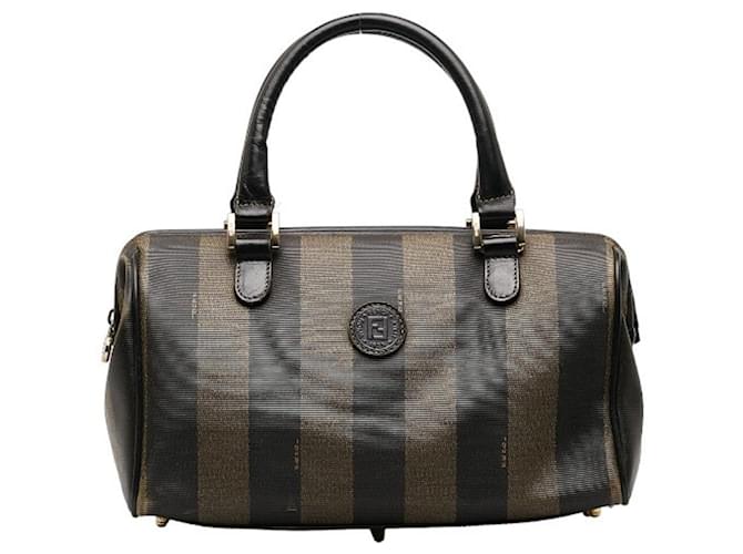 Fendi Pequin Nero Tela  ref.1393314