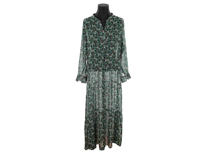 Gerard Darel Green dress Polyester  ref.1393330