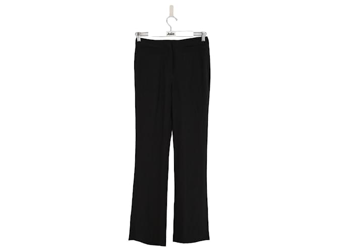 Prada Straight silk pants Black  ref.1393332