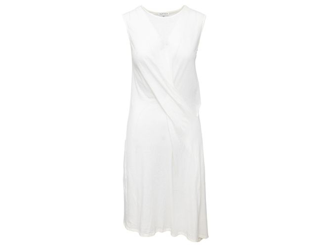 Vestido de algodón Ann Demeulemeester Blanco