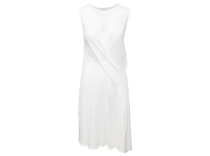 Vestido de malha de algodão Ann Demeulemeester Branco  ref.1393355