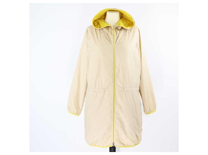 Chaqueta cortavientos reversible con monograma en beige de Louis Vuitton Sintético  ref.1393442