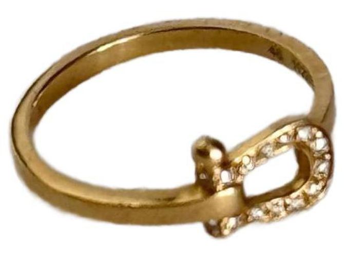 Anillo Fred Force 10 en oro amarillo y diamantes blancos