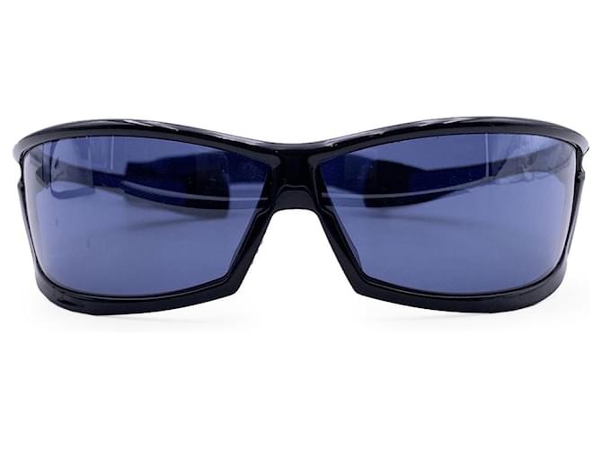 Louis Vuitton LV Cup Bleu M80715 Shield Lunettes de soleil sport 78/10 Plastique Noir  ref.1393535
