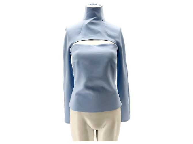 Autre Marque A.W.A.K.E. tops T.FR 38 Polyester Blue