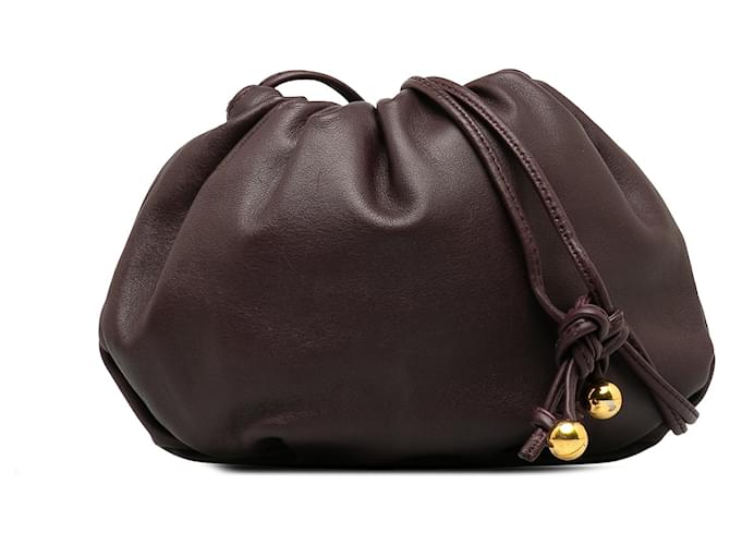 Bottega Veneta Brown Mini The Bulb Braun Dunkelbraun Leder Kalbähnliches Kalb  ref.1393623