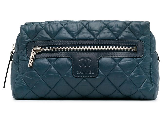 Chanel Blaue Coco Cocoon Kosmetiktasche