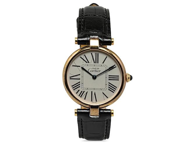 Reloj Cartier Must de Cartier de cuarzo dorado vermeil Metal  ref.1393677