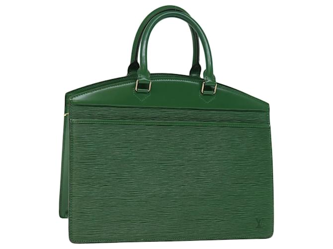 LOUIS VUITTON Sac à main Epi Riviera Vert M48184 Auth LV 74520 Cuir  ref.1393753