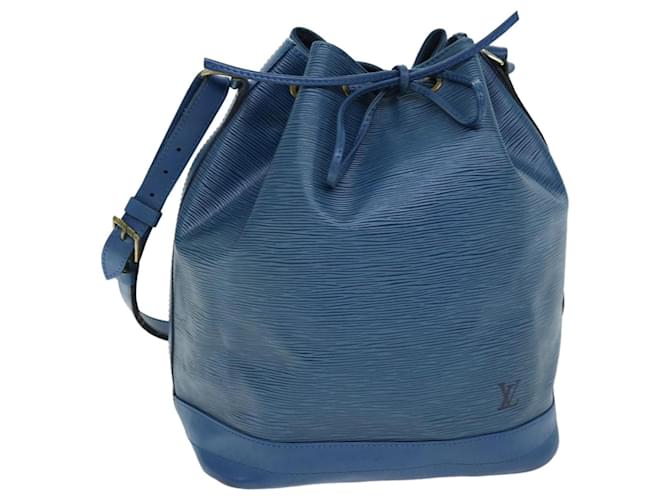 Bolso de hombro LOUIS VUITTON Epi Noe Azul Toledo M44005 Autenticación LV 74375 Cuero  ref.1393778