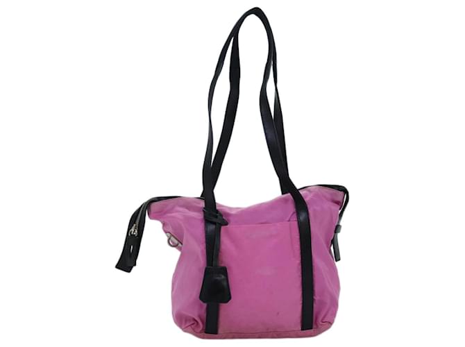 PRADA Shoulder Bag Nylon Pink Auth 74400  ref.1393808