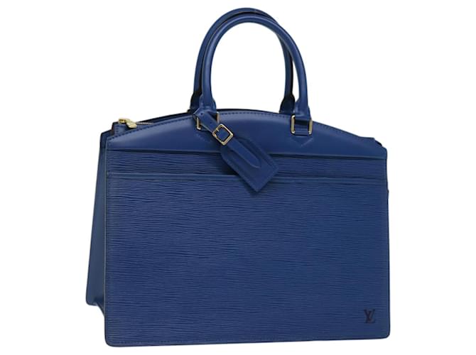 LOUIS VUITTON Epi Riviera Hand Bag Blue M48185 LV Auth 74519 Leather  ref.1393810