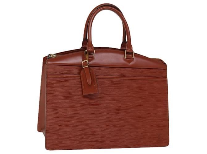 LOUIS VUITTON Sac à main Epi Riviera Marron M48183 Auth LV 75100 Cuir  ref.1393837