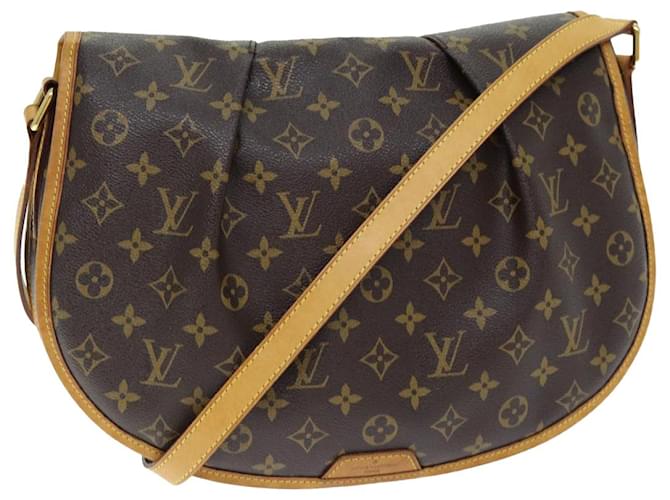 Bolso de hombro Menilmontant MM con monograma de LOUIS VUITTON M40473 Autenticación LV 74712 Lienzo  ref.1393841