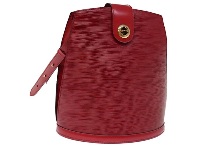 LOUIS VUITTON Epi Cluny Shoulder Bag Red M52257 LV Auth yk12618 Leather  ref.1393846