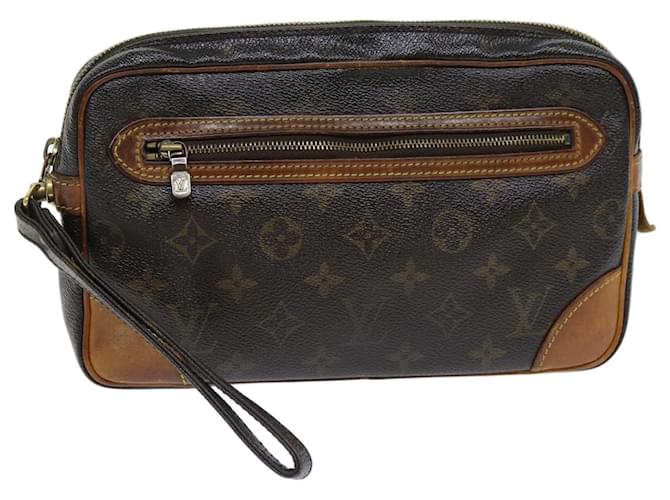 LOUIS VUITTON Monogram Marly Dragonne GM Clutch Bag M51825 LV Auth 74033 Cloth  ref.1393851