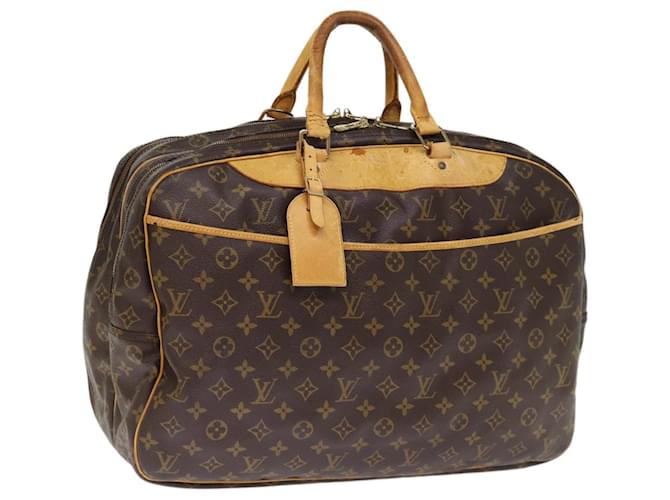 Borsa Boston LOUIS VUITTON Monogram Alize 24H M41399 LV Auth bs14229 Monogramma Tela  ref.1393859