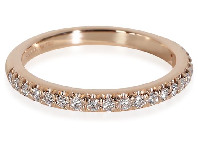 Banda Tiffany & Co. Soelste em ouro rosa 18k 0,17 CTW Dourado Metálico Metal  ref.1393962