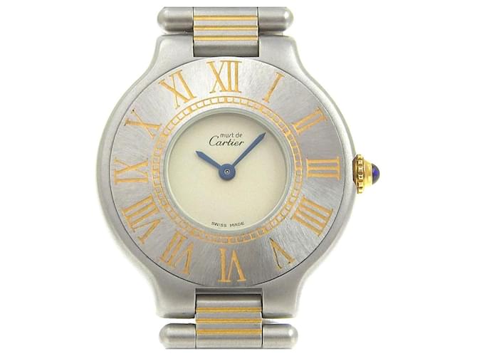 Cartier Cartier Must 21 Reloj de pulsera Metal Cuarzo En buen estado  ref.1394022